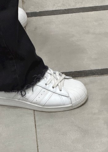 Adidas Beyaz Deri Sneaker