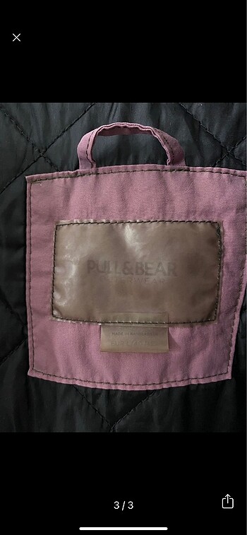 l Beden pull and bear yağmurluk