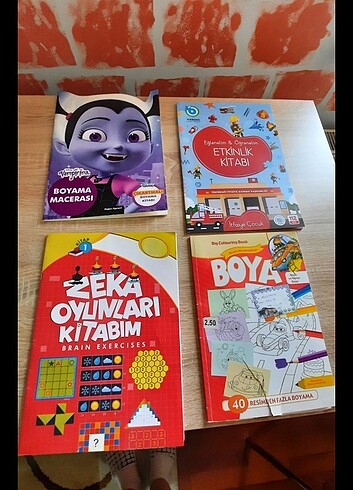 Okul öncesi boyama ve etkinlik kitapları 