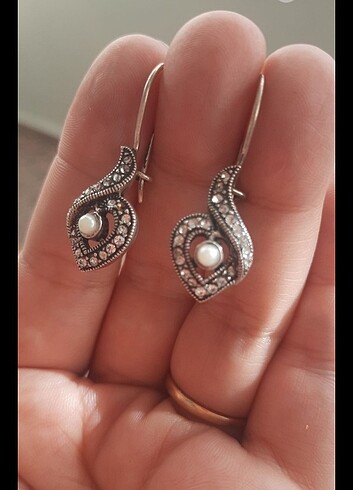  Beden Vintage 925ayr gümüş takı seti 