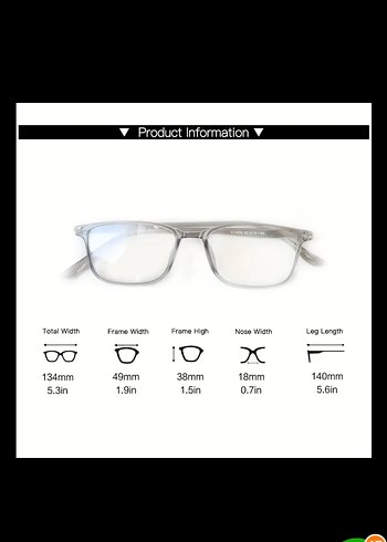 Şeffaf gözlük - Görsel 2