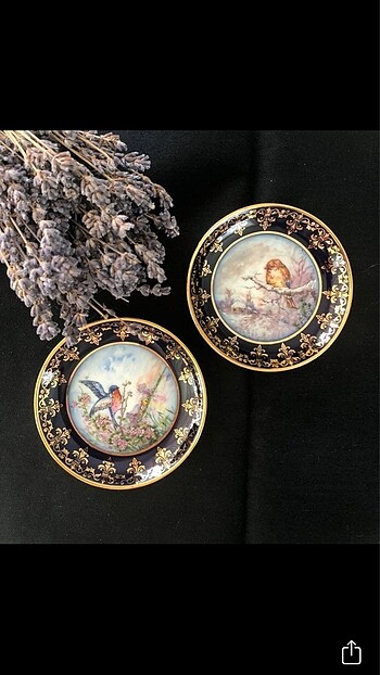 Limoges damgalı tabaklar