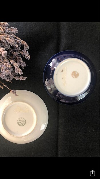American Vintage Limoges damgalı tabaklar