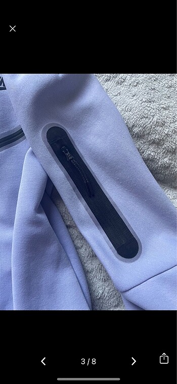xs Beden Nike Tech Fleece Lila