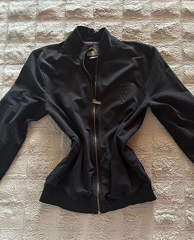 Guess fermuarlı sweatshirt