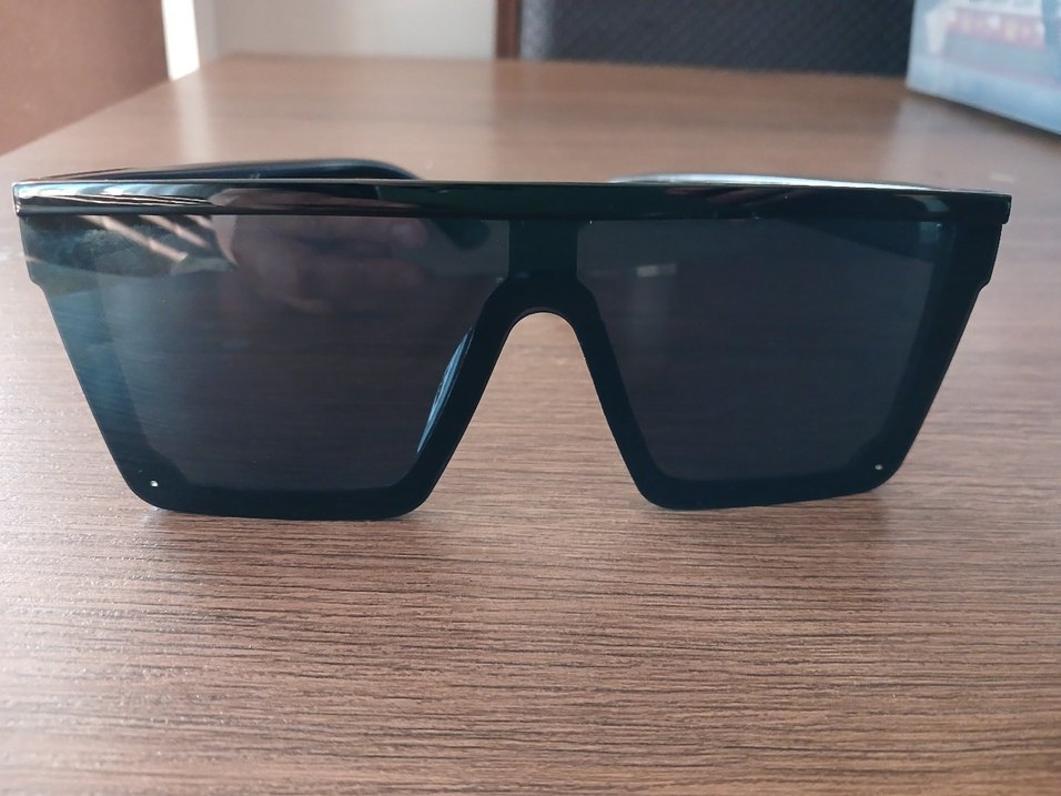 Siyah Minimalist Gotik Kadın Gözlüğü - Görsel 5