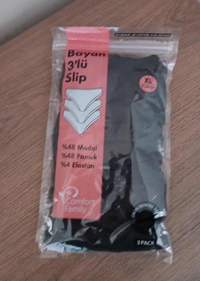 #üçlü #bayan #slip #çamaşır - Görsel 4