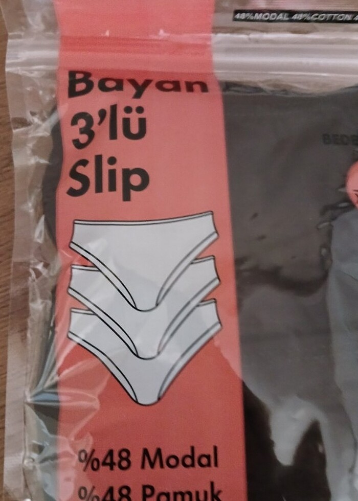 #üçlü #bayan #slip #çamaşır - Görsel 5