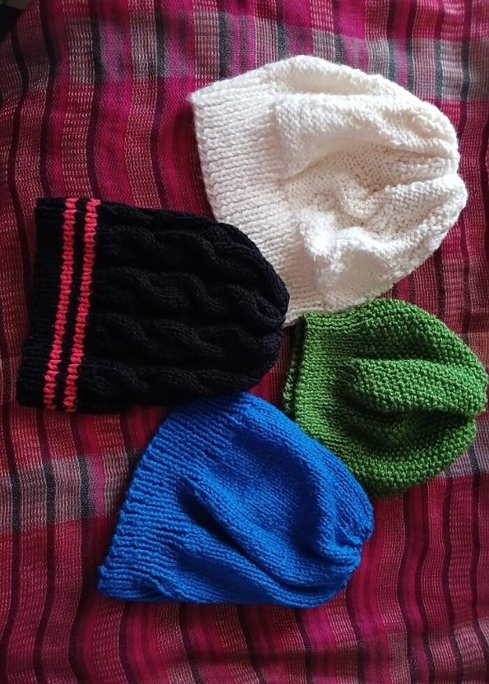 #Dört #adet #bere #şapka #aksesuar - Görsel 4