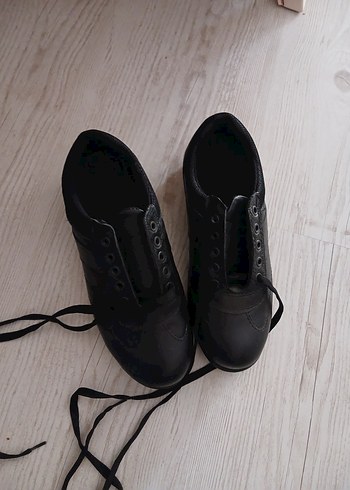 Siyah Bağcıklı Kadın Görev Spor Ayakkabı - Görsel 6