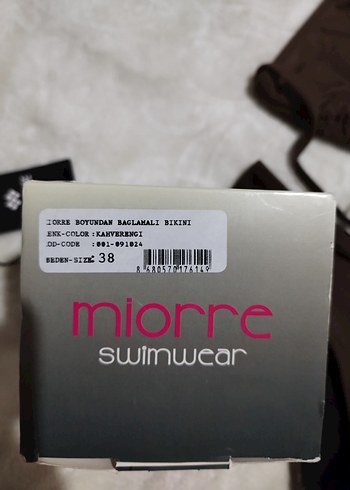 Kahverengi Kemer Detaylı Mini Bikini - Görsel 2