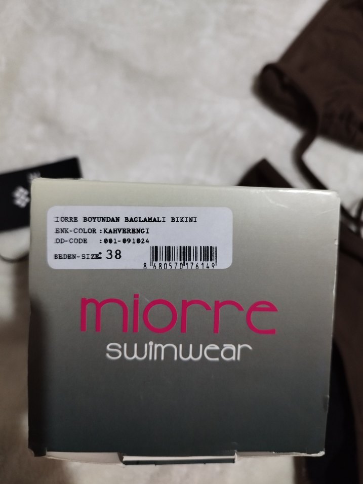 Kahverengi Kemer Detaylı Mini Bikini - Görsel 2