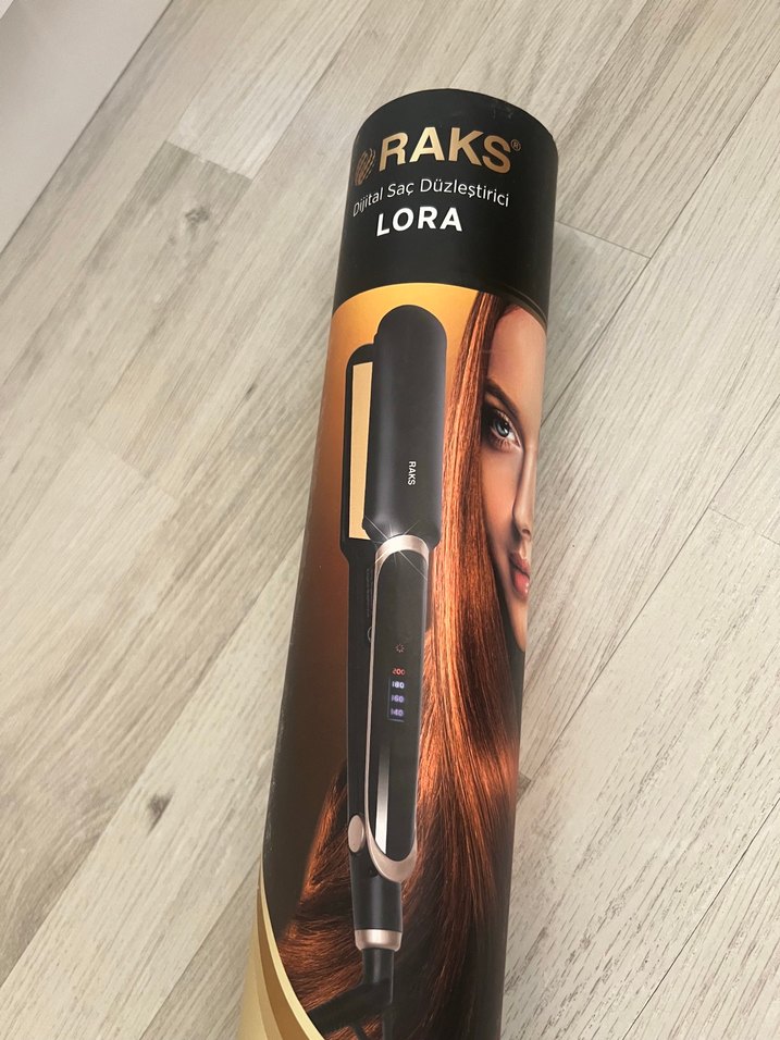 Raks Lora Dijital Siyah Saç Düzleştirici - Görsel 2