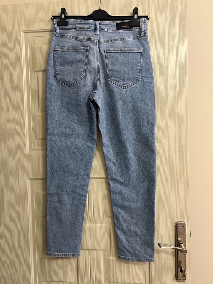 Mavi mom jean - Görsel 2