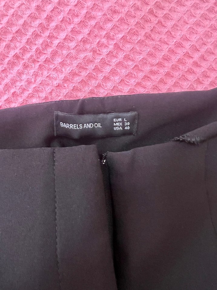 Kadın Siyah Kumaş Pantolon - Görsel 2