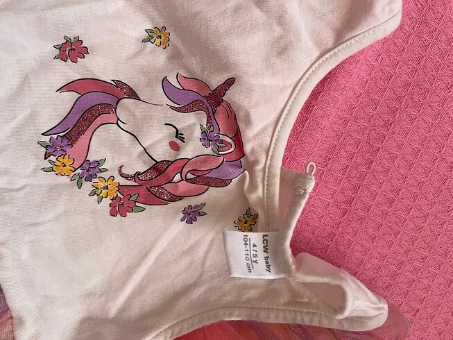 LC Waikiki Çocuk unicorn elbise