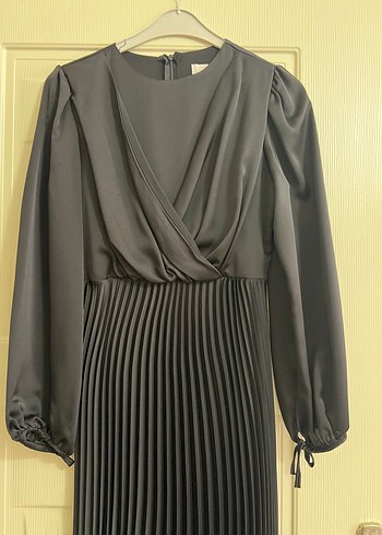 Saten elbise - Görsel 4