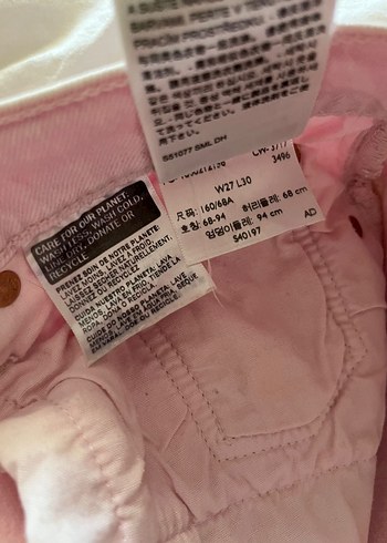 m Beden levis 501 s cotton candy jeans