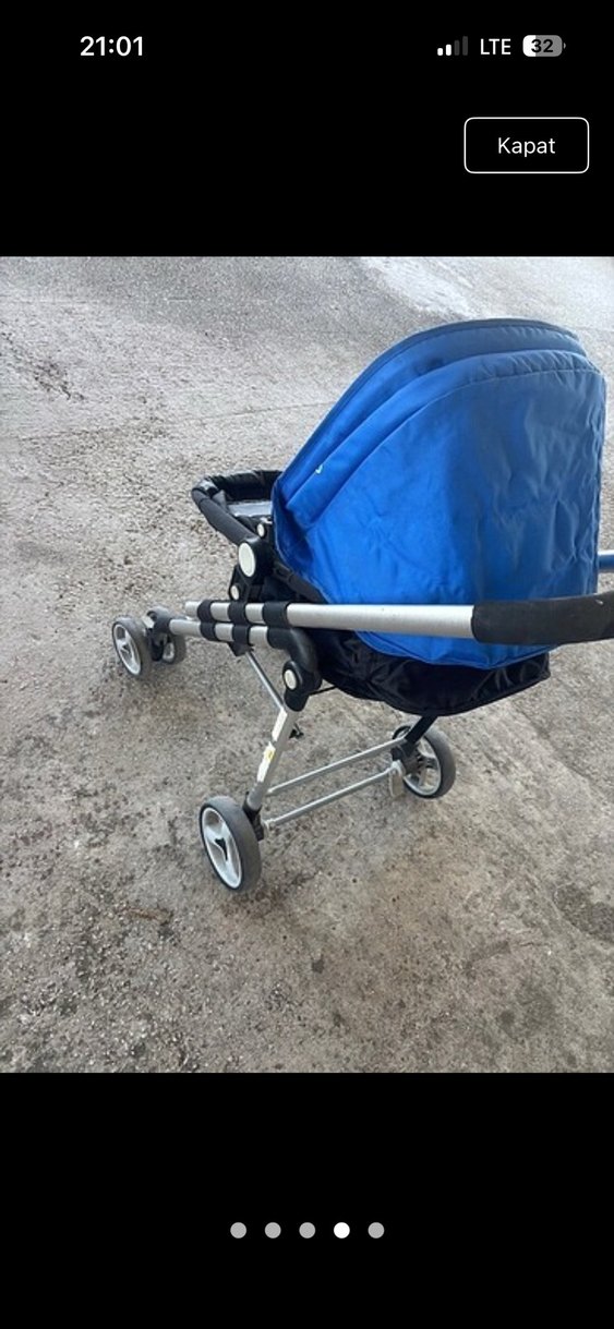 Baby2go Lacivert Bebek Arabası - Görsel 5