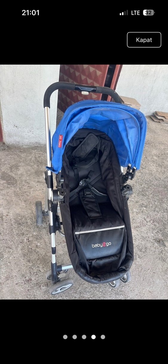 Baby2go Lacivert Bebek Arabası - Görsel 2