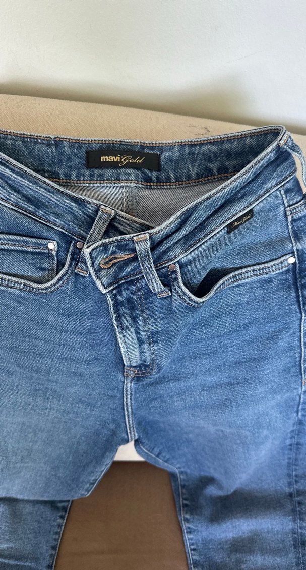 Mavi marka kot pantolon - Görsel 2