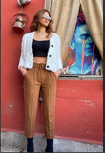 Zara Vizyon renkli havuç pantalon