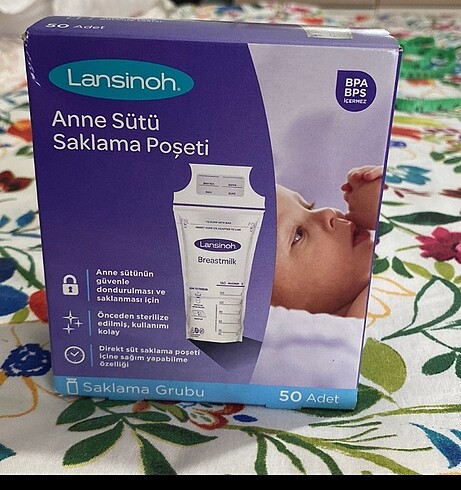 Lansinoh Anne Sütü Saklama Poşeti