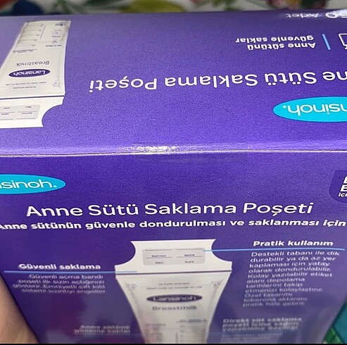 Lansinoh Anne Sütü Saklama Poşeti