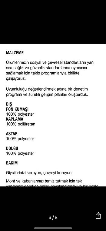 s Beden Zara mont