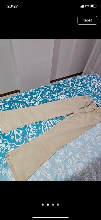 Trendyol & Milla Crop flare taş jean