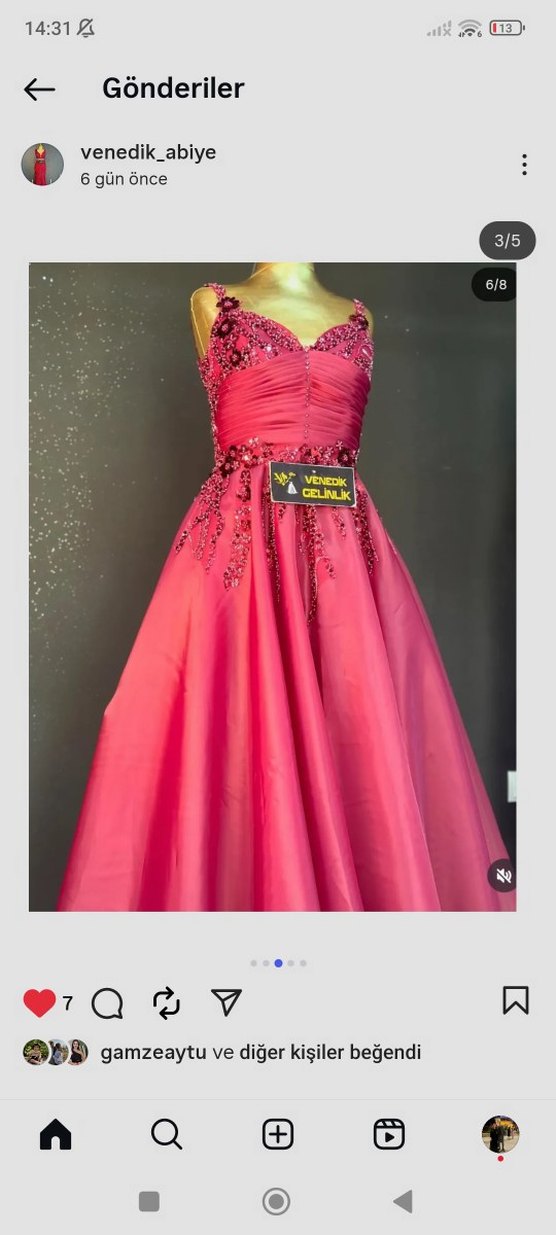 Bordo Boncuk İşlemeli Uzun Abiye Elbise - Görsel 3