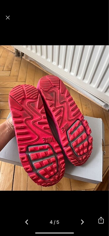 38 Beden pembe Renk Nike airmax ayakkabı