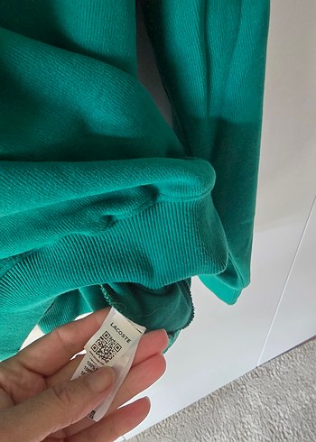 Lacoste Yeşil Uzun Kollu Sweatshirt - Görsel 3