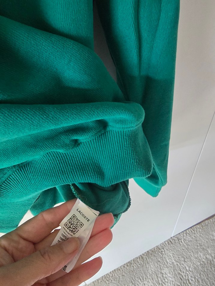 Lacoste Yeşil Uzun Kollu Sweatshirt - Görsel 3