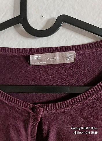 Zara Zara bordo triko hırka