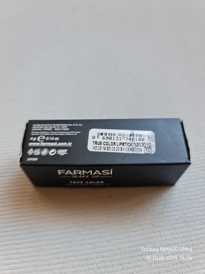 Farmasi Koyu Kırmızı Ruj - Görsel 4