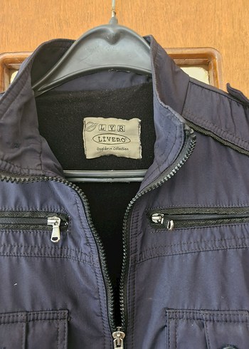 Diğer Erkek Koyu Mavi Denim Ceket
