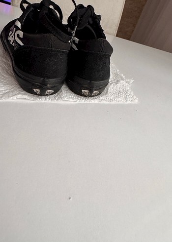 31 Beden siyah Renk Erkek Çocuk Siyah Vans Sneakers
