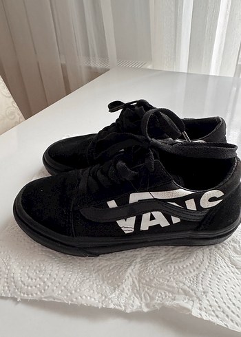 Erkek Çocuk Siyah Vans Sneakers