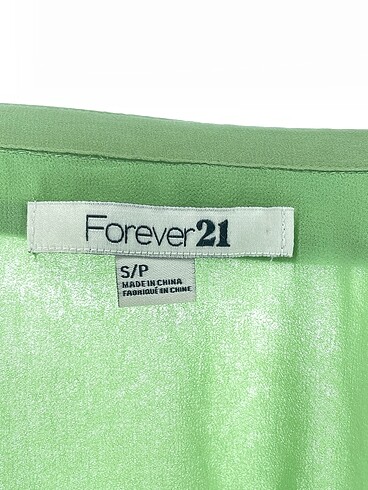 s Beden yeşil Renk Forever 21 Gömlek %70 İndirimli.