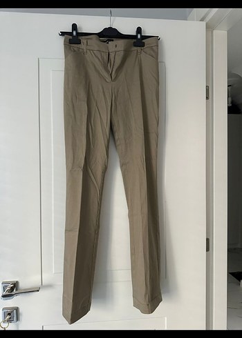 Mango Mango Basics Bej Pantolon - Normcore Tarz