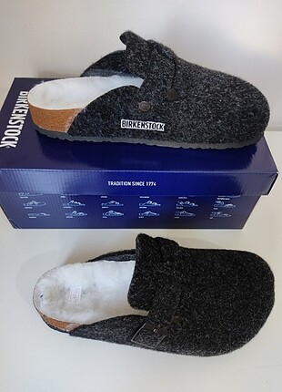 Birkenstock bayan ev terliği siyah