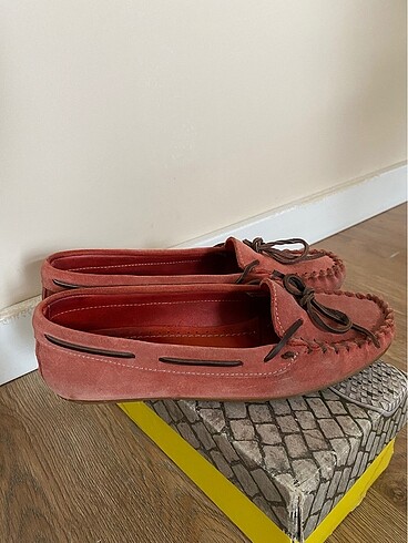 39 Beden turuncu Renk Loafer