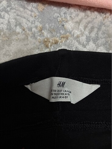 H&M H&m marka içi tüylü tayt