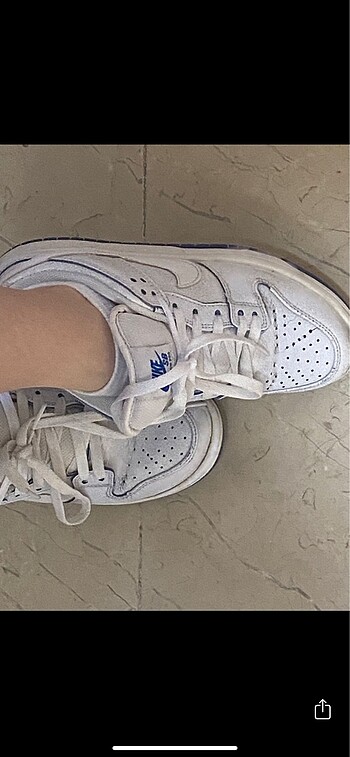 36,5 Beden beyaz Renk Nike dunk