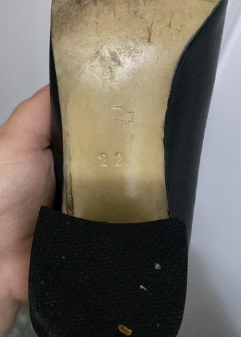 Derimod Siyah deri Kadın Klasik Topuklu Ayakkabı