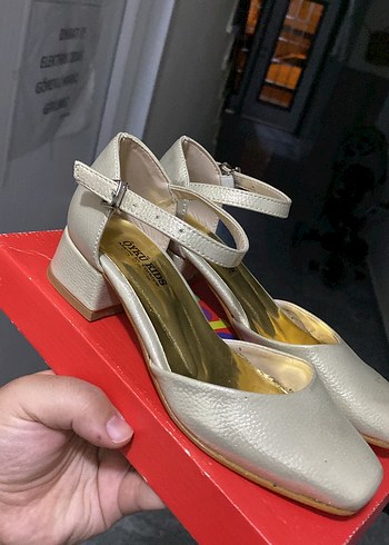 Tokalı Kız çocuk Topuklu Ayakkabı - Görsel 3