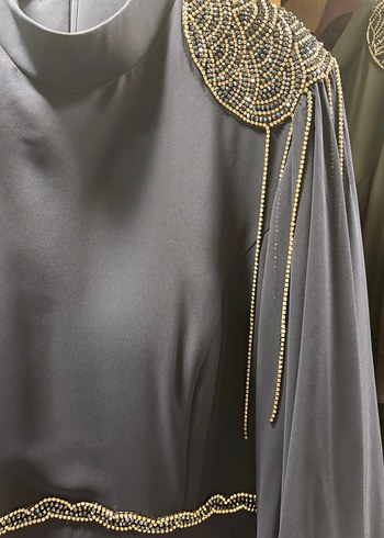 54 56 beden Lacivert büyük beden abiye - Görsel 7