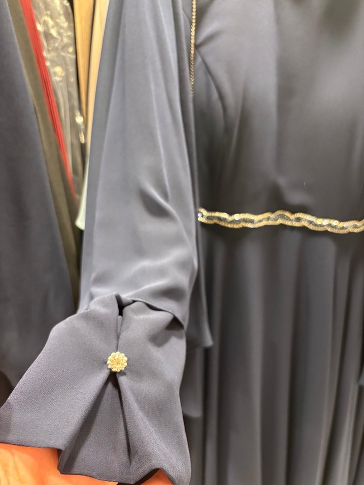 54 56 beden Lacivert büyük beden abiye - Görsel 4