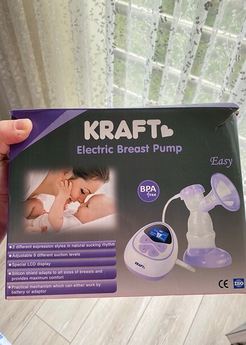KRAFT Elektronik Mor Göğüs Pompası
